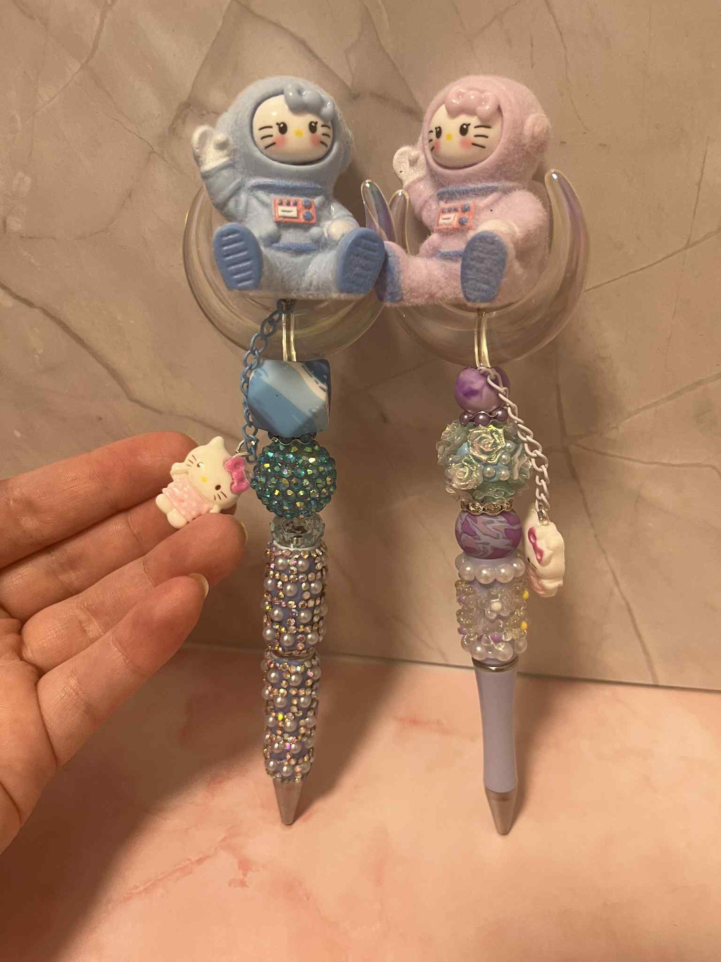Two Hello Kitty Astronaut Pens