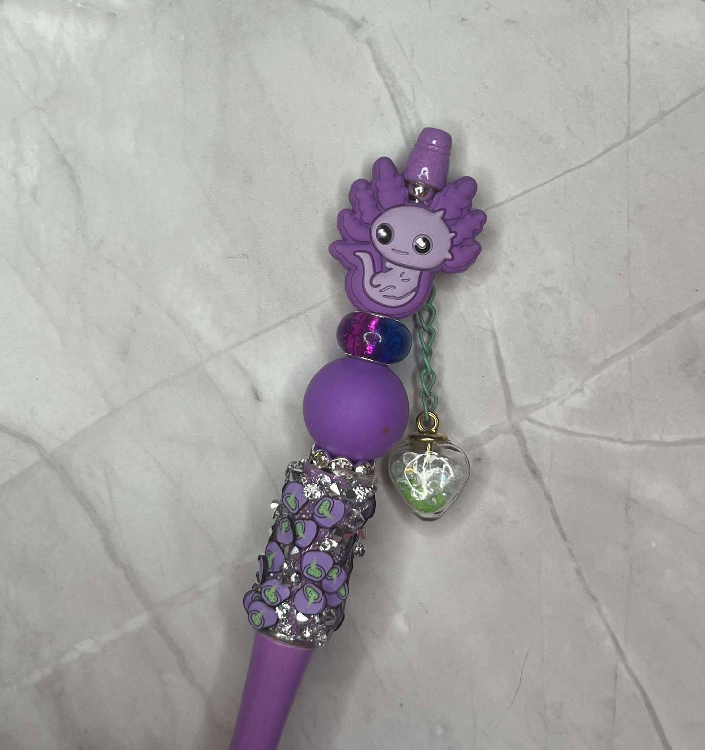 Purple Axolotl Pen