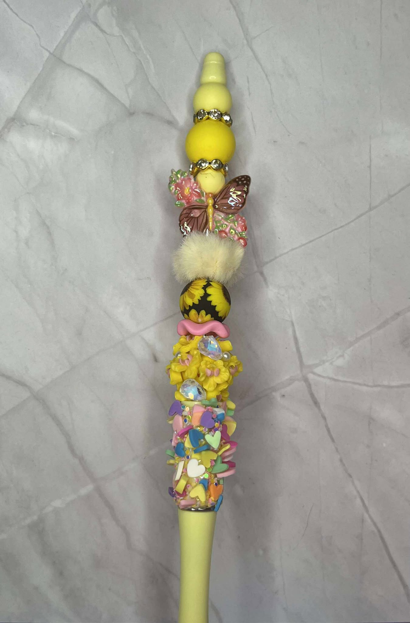 Yellow Butterfly Pen