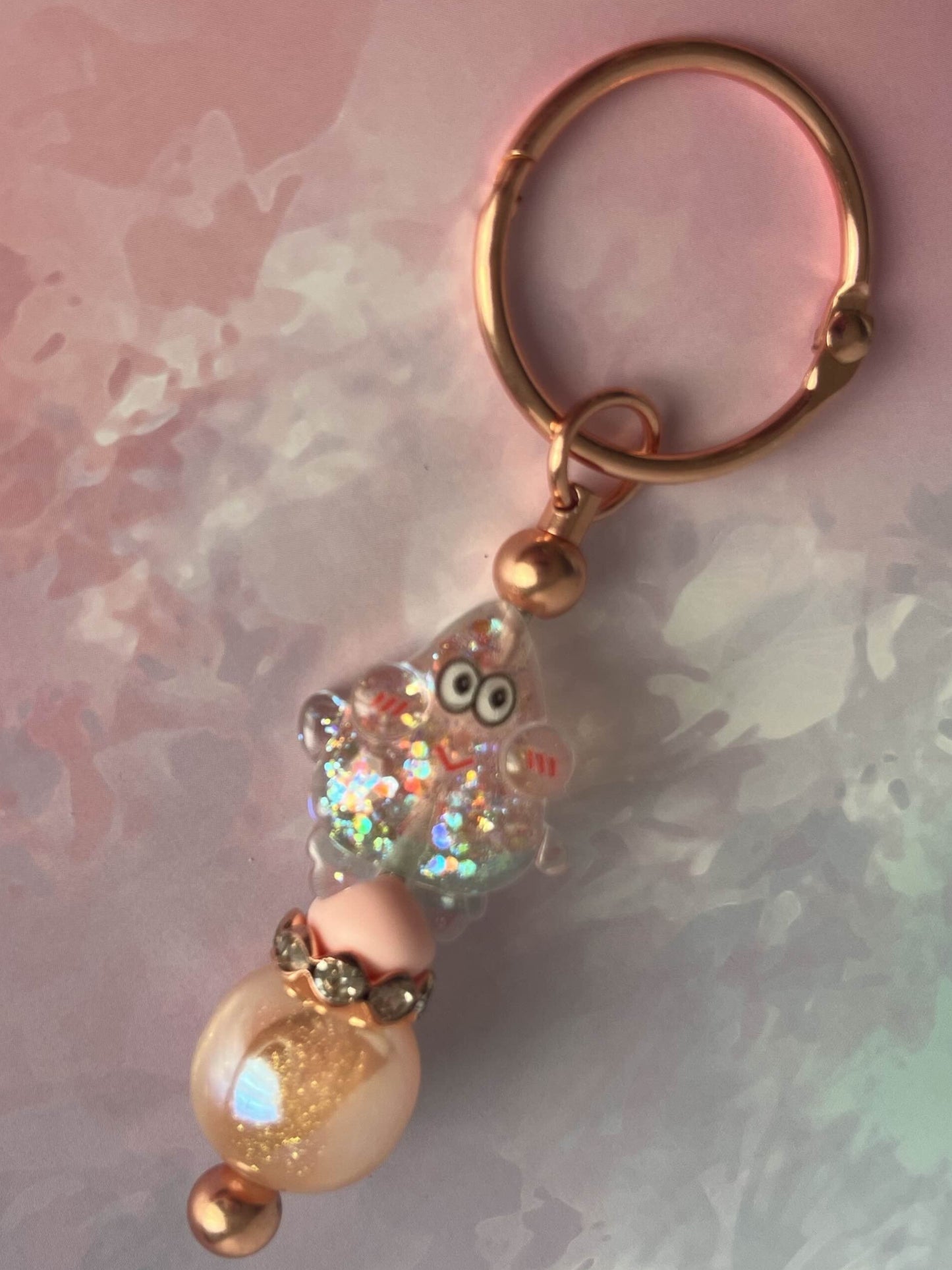 Patrick Star Fish Keychain