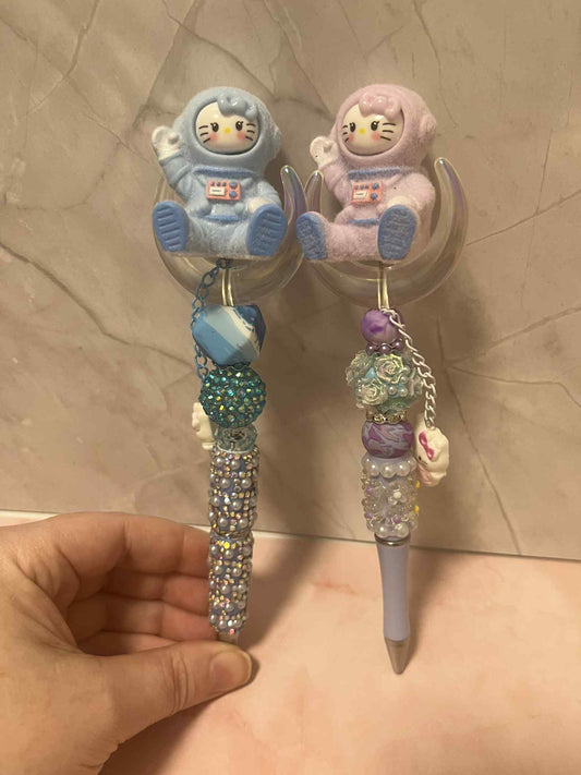 Two Hello Kitty Astronaut Pens