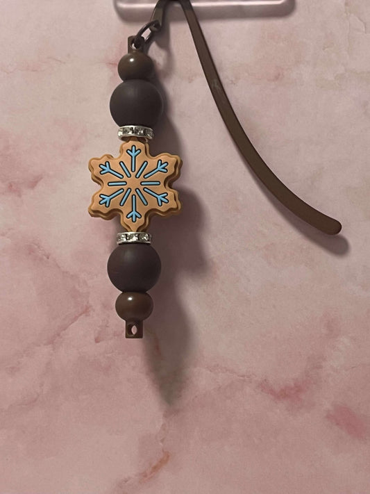 Brown snowflake Bookmark