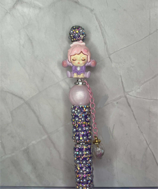 Purple Skull Panda Pen