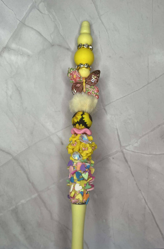 Yellow Butterfly Pen
