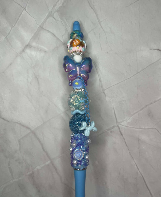 Blue Butterfly Pen