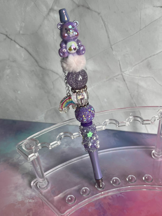 Purple Care bear Pen