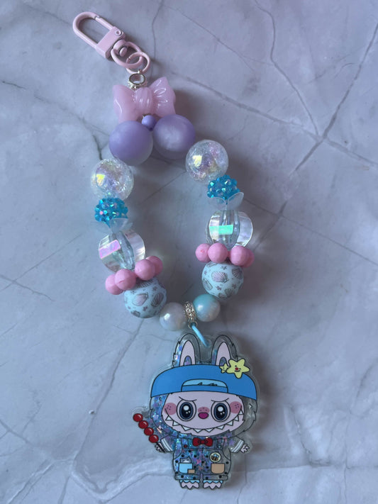 Blue Labubu Bag Charm